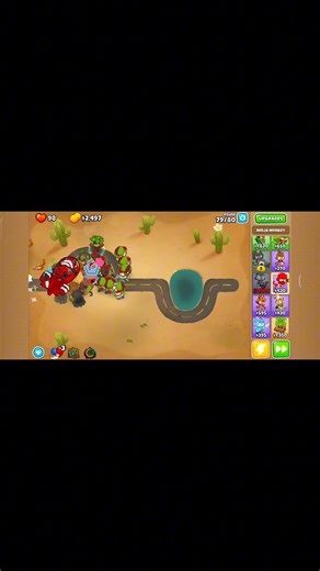 Day 10 black border - double HP Moab best strategy #blackboard #capcut #btd6