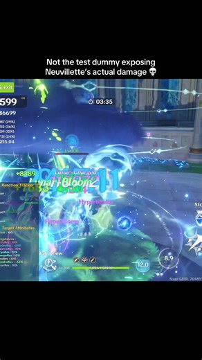 He didn’t even out damage Ineffa 💀 (Redemption Code WD85AIU078V4) #GenshinImpact #columbina #neuvillette