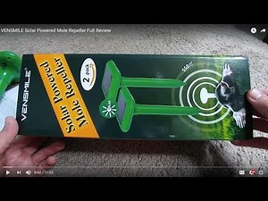 VENSMILE Solar Powered Mole Repeller Full Review