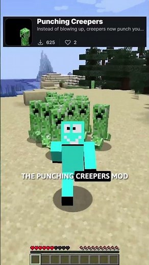What If Creepers Punched Instead Of Blowing Up In Minecraft?!