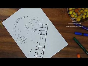 How To Draw Ravi Shankar Musician Sitar maestro
