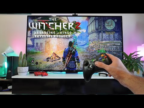 Testing The Witcher 2 On The XBOX 360- POV Gameplay Test, Graphics, Impression