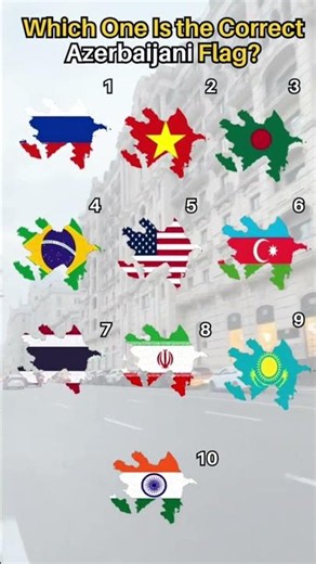 Which One Is the Map of Azerbaijan? #geography #mapping #map