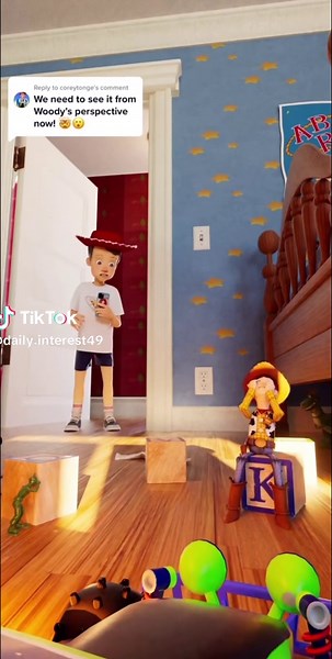 Part 2| Woodys perspective! #ai #woody #toystory #fyp #viralvideos