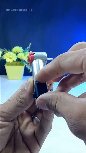 How to make a mini fan with DC motor