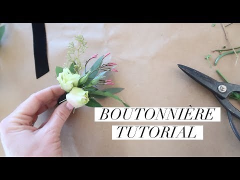 Boutonniere Tutorial | PETAL DRIVEN FLORAL KIT