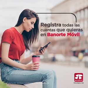 Ahorra tiempo y registra cuentas o tarjetas de cualquier banco en Banorte Móvil. Descarga y usa https://bit.ly/2SkerCf. Aplican restricciones. | Banorte