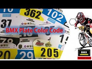 BMX Plate Color Code Tutorial