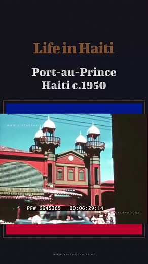 Port-au-Prince, Haiti c.1950 ❤️🇭🇹 #haiti #cars #street #town #haitian #1950s #vintagefashion #vintagecars