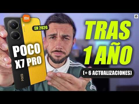 Xiaomi POCO X7 PRO en 2026!🔥REVIEW tras 1 AÑO y 6 UPDATES