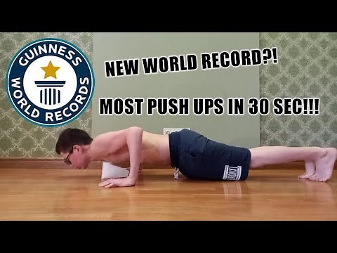 MOST PUSH UPS IN 30 SEC.WORLD RECORD?! 13 YEARS OLD BOY.