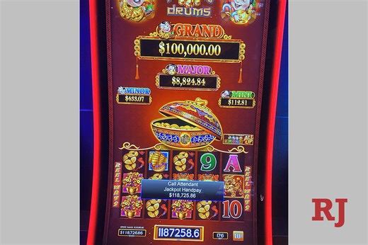 Pair of slots jackpots worth $254K hit at Las Vegas casinos