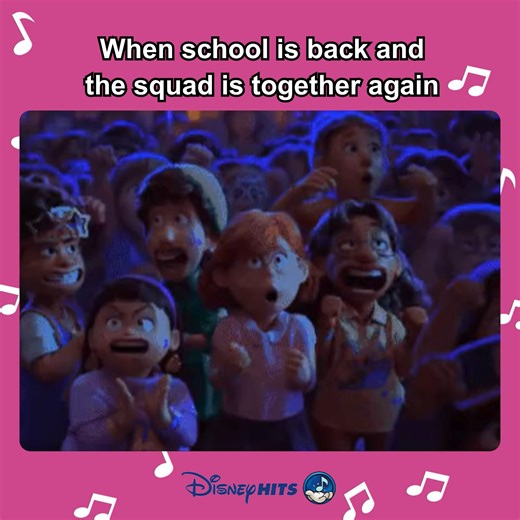 11K views · 114 reactions | Send this to your bestie… ‍♀️ Listen to the Disney Hits playlist on your way to school this year to start your days off right! https://spotify.link/rFHmvAsGMyb Pixar’s Turning Red is available now on Disney+. | Walt Disney Records | Facebook