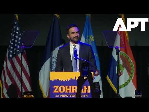 Zohran Mamdani's Full Victory Speech | "Turn the Volume Up!": New York Mayor-Elect Tells Trump | APT
