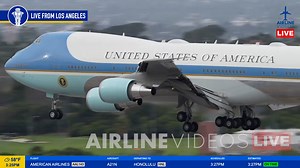 36K views · 915 reactions | Aviation Rewind: Today's spectacular Air Force One arrival at LAX, as seen on Airline Videos Live from the H Hotel. #airlinevideoslive #airlinevideos #aviation #aviationgeek #boeing747 #avgeek #af1 #airforceone | AIRLINE VIDEOS | Facebook