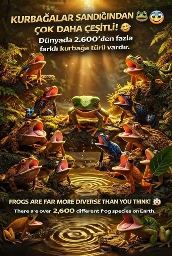 Dünyada 2600’den Fazla Kurbağa Var! 😱🐸 | 2600+ Frog Species