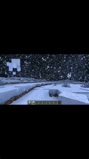 Surviving a Minecraft Blizzard #minecraft #minecraftambience #blizzard #snowstorm #winterambience