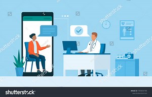 Safe Telehealth Consultation: Over 20 Royalty-Free Licensable Stock Illustrations & Drawings | Shutterstock