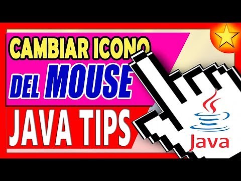 ► 12. 🔴【JAVA TIPS】Cambiar Icono del Puntero del MOUSE 🖱 │ HAND CURSOR 👆🏻 │Java Tutorial