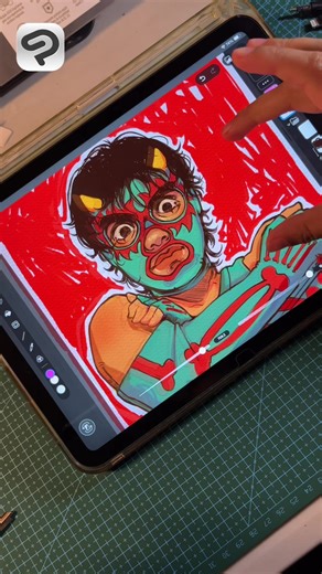 Hacer dibujos usando 4 capas: He colaborado con Clip Studio Paint para mostrarles la forma más sencilla de dibujar en digital! Anímate a probar el método en tu ipad con la app de Clip Studio Paint! @Clip Studio Paint , #clipstudiopaint, #sponsored, #ad