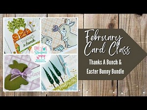 February 2023 Online Stampin’ Up! Card Class by Owl Star Stampers | Making 4 Spring Cards
