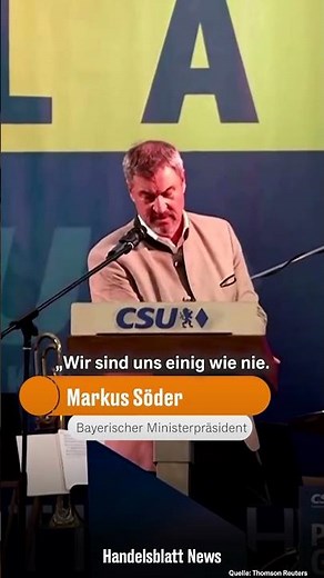 CSU-Chef Markus Söder bringt sich als Kanzlerkandidat ins Spiel