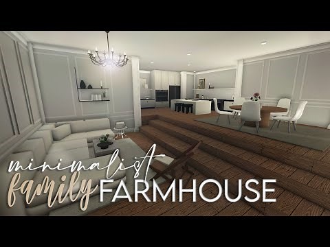 Bloxburg | Minimalist Family Farmhouse | 250k | House Build