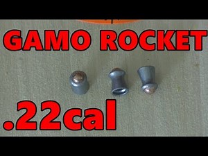 GAMO ROCKET PELLET .22cal penetration test