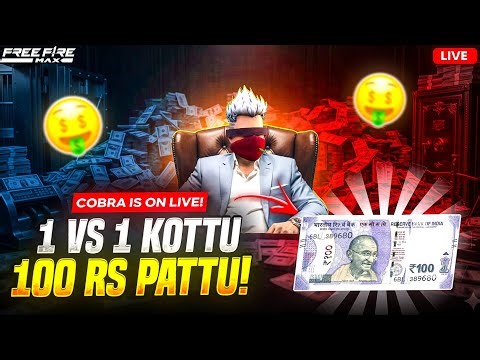 MAVVA GAME PLAY NIDHE GIWAY NADHE 1V1 KOTTU MAWA 100 PATTU 🤯 GAME PLAY UNDA 😱 #freefirelivetelugu