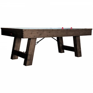 Aspen Nights Distressed Wood Air Hockey Table