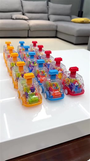 New Cartoon Inertia Push Back Car Toy