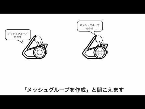 SENA 50S ユーザーガイド 5B メッシュインターコムで話す2 （グループメッシュ）