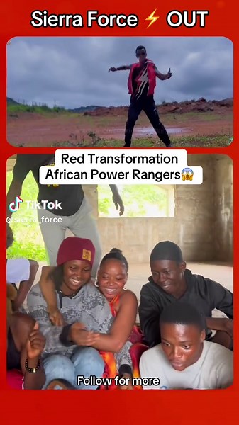 Sierra force power Rangers transformation 😭😱❤️🔥🙏 #africanpowerrangers #sierraforce #powerrangerssierraforce
