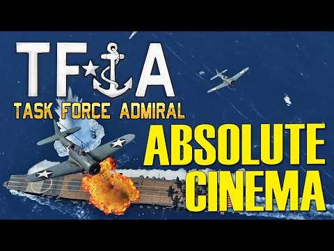 This game is ABSOLUTE CINEMA! Battle of Midway BEGINS! | Task Force Admiral Gameplay