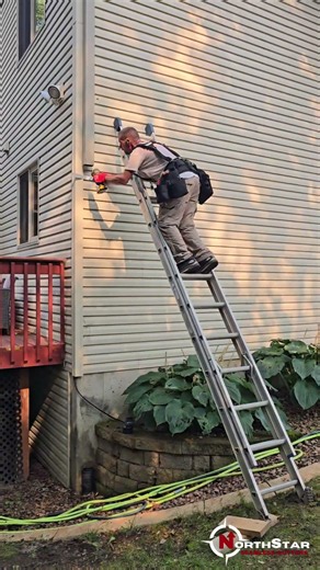 Second-Story Downspout Install | Making It Look Easy