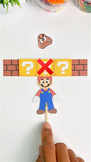 The Super Mario Bros Game Papercraft #supermariobros #mario #paperpuzzlegame #papercraft