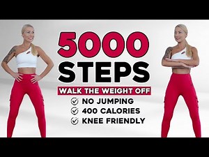 5000 STEPS WALKING WORKOUT | 5K Steps Challenge! 40 Min Fat Burning Endurance Knee Friendly
