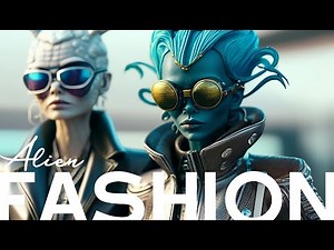 Otherworldly Style: Imagined Alien Fashion #aiart