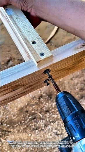 Smart Wood Joint Technique Using Screws – Simple but Strong!.