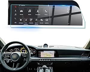 LFOTPP 992 PCM 911 Screen Protector for [2021-2023 911 Carrera/911 Targa/911 Turbo/911 GT3] 10.9 In PCM Glass Infotainment 2021-2023 911 Accessories