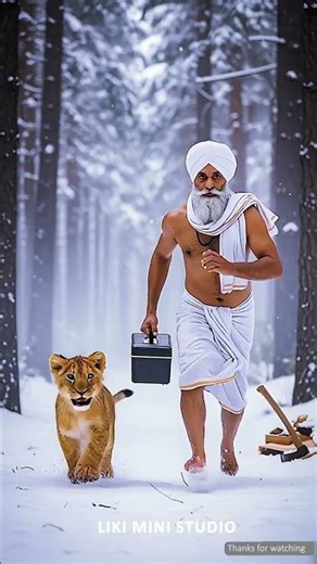 Brave Farmer Saves Injured Lioness | Emotional Lion Cub Story 🦁❤️”