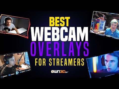 BEST Webcam Overlays/ Animated Facecam Overlay Templates for Streamers
