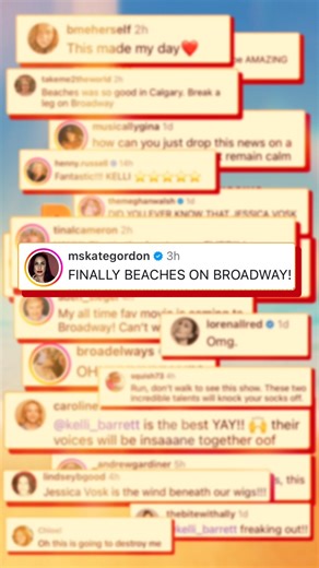 Beaches the Musical | POV: your favorite friendship story hits Broadway 🩵 | Instagram