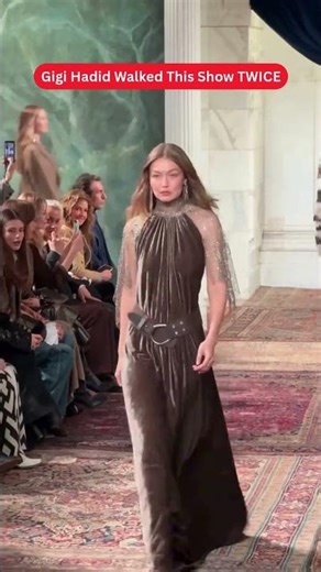 Gigi Hadid Took Over the Ralph Lauren Runway 😮