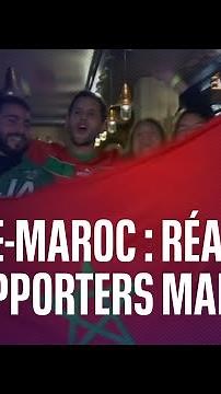 France-Maroc: des supporters marocains réagissent à la défaite de leur équipe en demi-finale