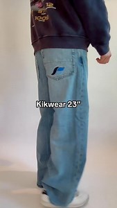 Classic streetwear never goes out of style. Kikwear wide-leg jeans are back and better than ever. Sign up and get 15% off your first order. | Kikwear