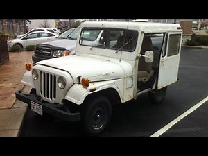 Postal Jeep AM General or Willys with Sliding Doors 360 Degrees Walk around the Car RHD