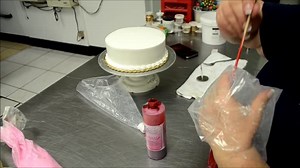 Basic Rose Swirl Cake With Whipped cream frosting Tutorial video