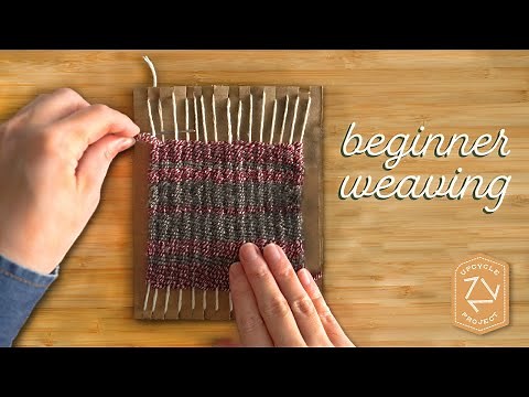How to Weave a Stash Busting Coaster with a Cardboard Loom! - Camp Crafty!