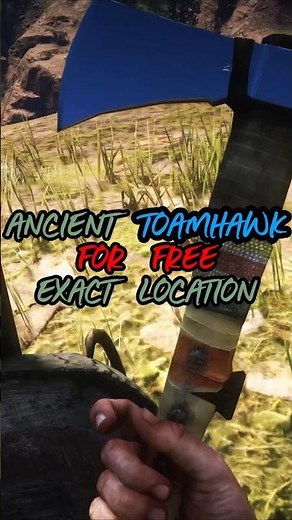 SECRET ANCIENT TOAMHAWK Location in RDR2 😱 | Hidden Weapon Revealed #rdr2 #shorts